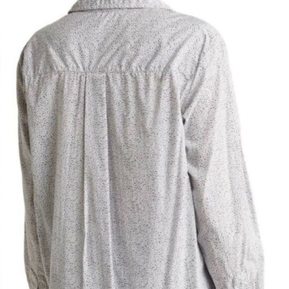 Frank & Eileen Joedy Oversized Ditsy Button-Up Shirt NWT  $258 xl - Picture 6 of 8